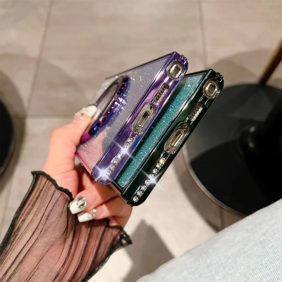 Husa pentru telefon Samsung lucioasa cu baza magnetica